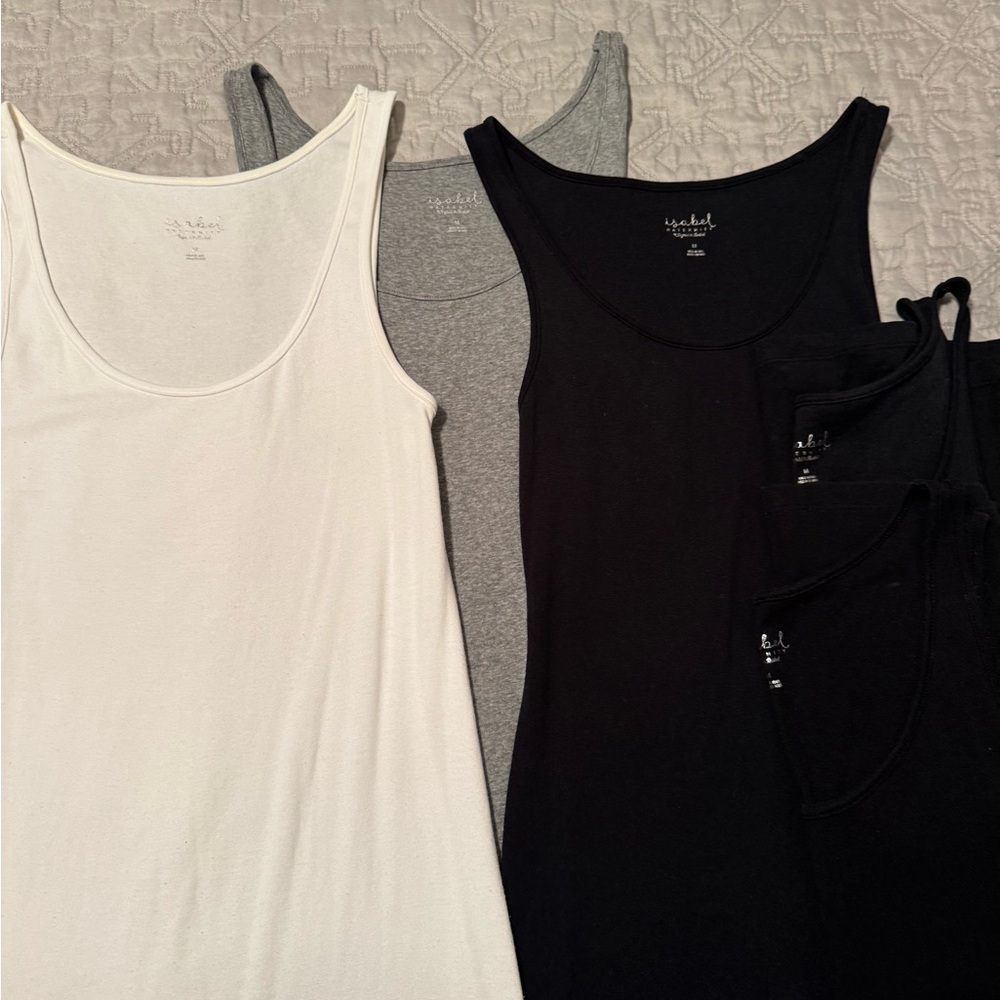 5 Isabel maternity tank tops